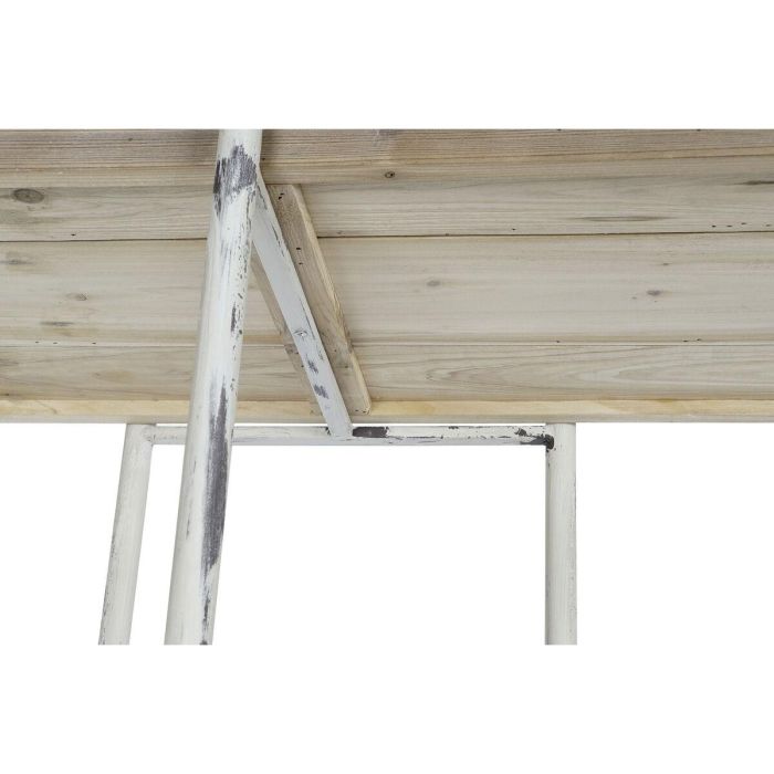 Estantería DKD Home Decor Blanco Natural Metal Abeto Madera de abeto 40 % Metal 190 x 40 x 200 cm 1