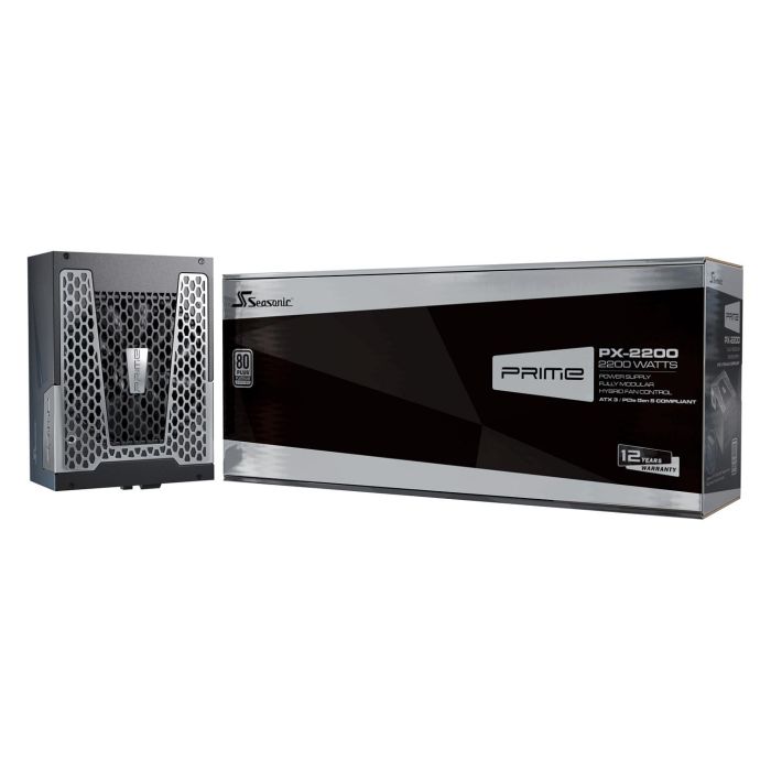 Seasonic Prime PX-2200 ATX30 Fuente de Alimentación Modular ATX 3.0, 2200W, 80 PLUS Platinum, ATX 9 Seasonic Prime PX-2200 ATX30 Fuente de Alimentación Modular ATX 3.0, 2200W, 80 PLUS Platinum, ATX 9