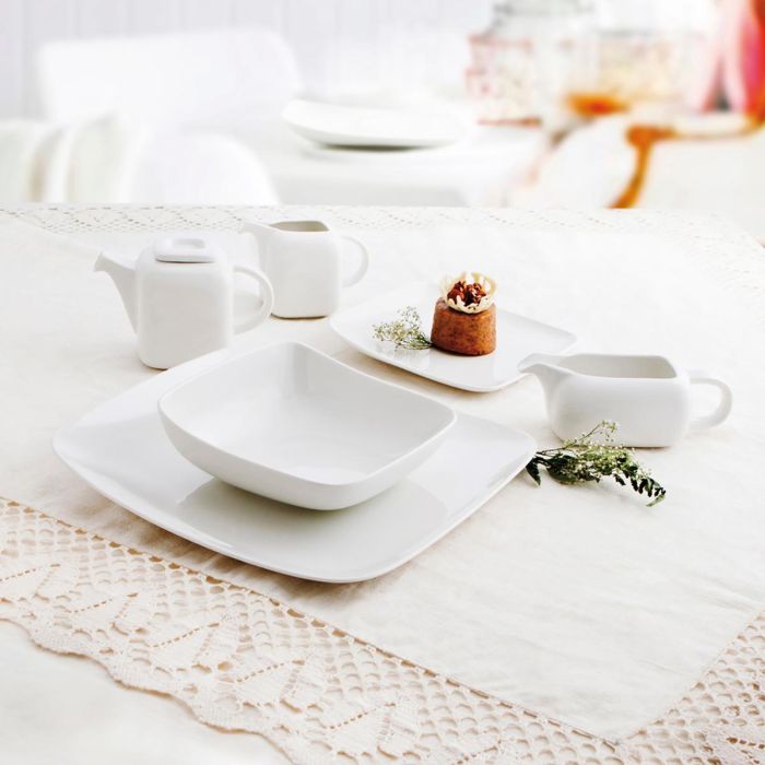 Ariane Bol Porcelana Vital Square 14 cm Blanco (6 Unidades) Reforzado Profesional con Alumina, Apto Lavavajillas, Horno y Microondas 1 Ariane Bol Porcelana Vital Square 14 cm Blanco (6 Unidades) Reforzado Profesional con Alumina, Apto Lavavajillas, Horno y Microondas 1