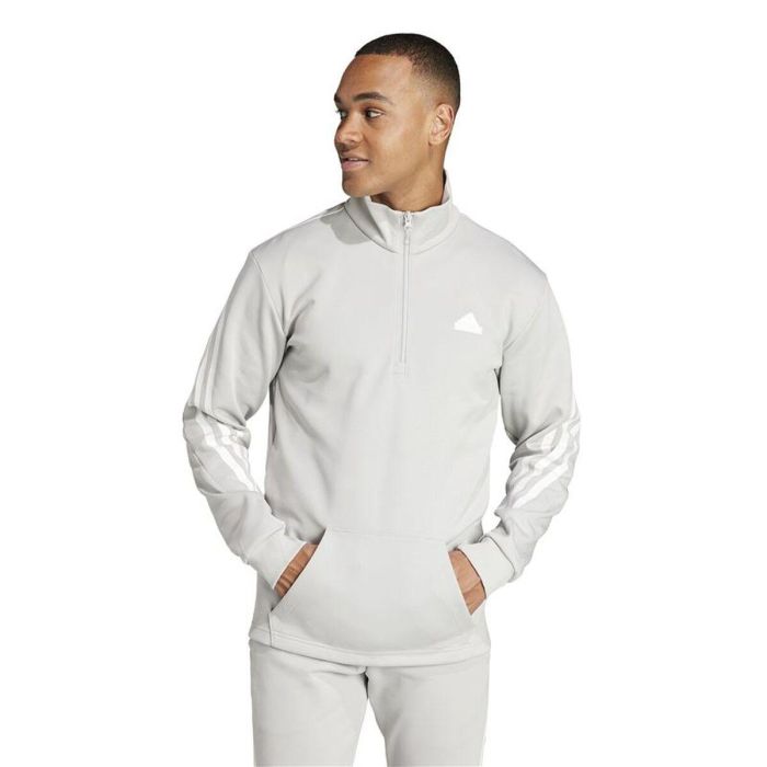 Sudadera con Capucha Hombre Adidas Fi 3S Halfzip 4 Sudadera con Capucha Hombre Adidas Fi 3S Halfzip 4