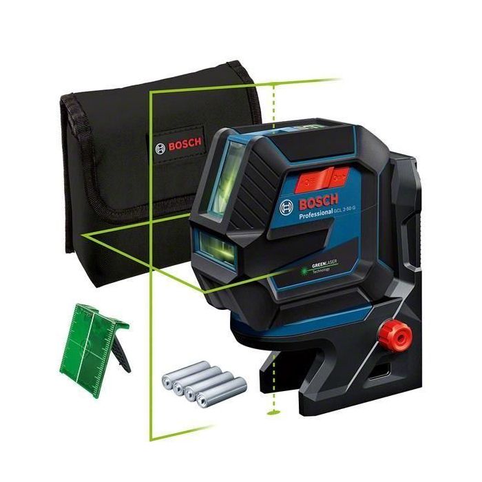 Láser combinado haz verde GCL 2-50 G + RM 10 (caja de cartón) BOSCH