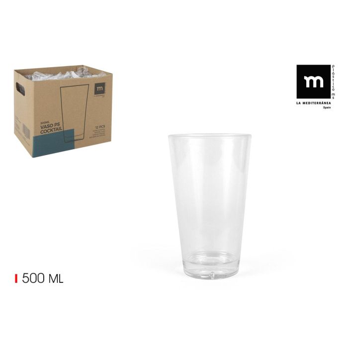 Vaso Cocktail 500 ml La Mediterranea (24 Unidades) Vaso Cocktail 500 ml La Mediterranea (24 Unidades)