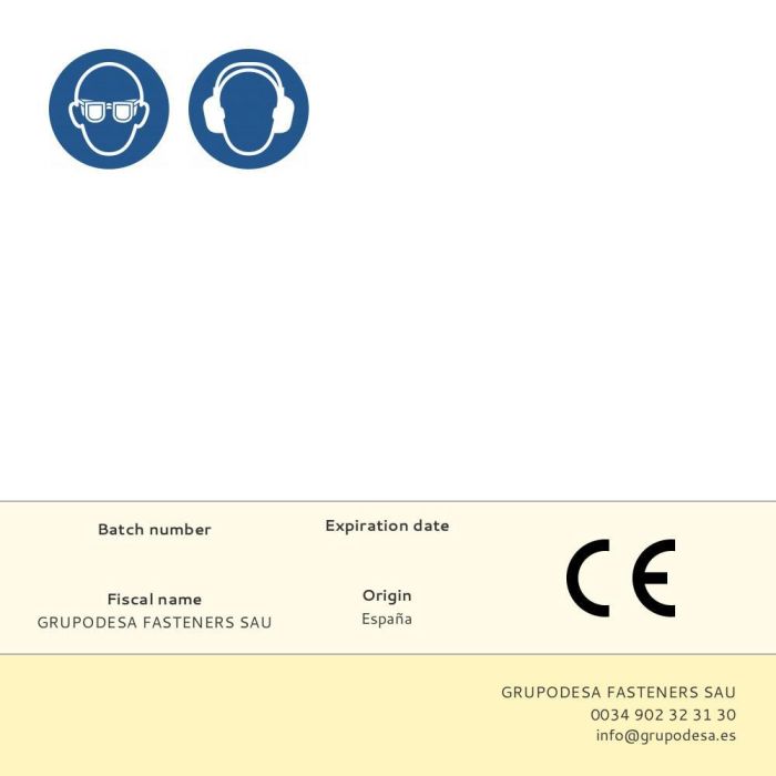 Clavadora neumática csk p06 expert 86900006 salki 4