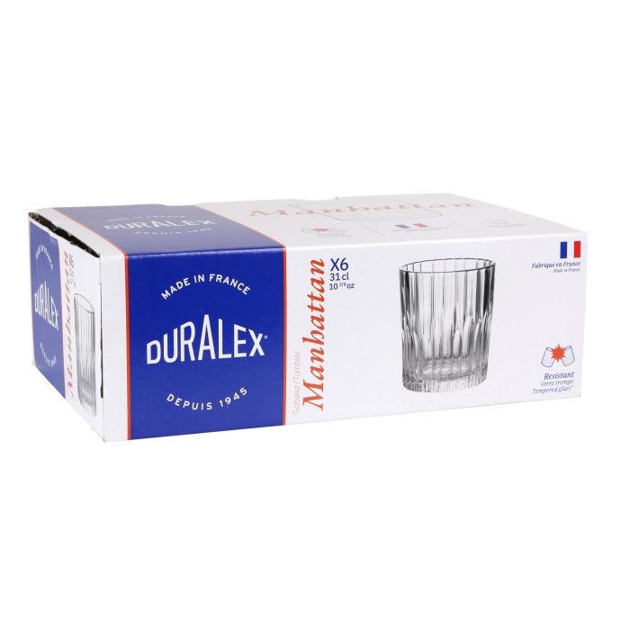 Duralex Set de 6 Vasos Manhattan 31 cl Transparente (8 Cajas) 5