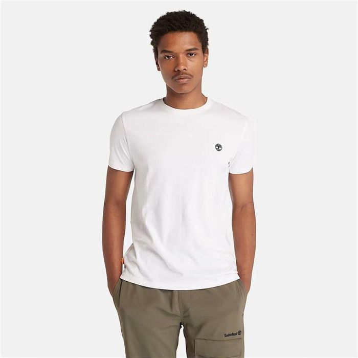 Camiseta de Manga Corta Hombre Timberland TB0A2BPR1001 Blanco 3 Camiseta de Manga Corta Hombre Timberland TB0A2BPR1001 Blanco 3