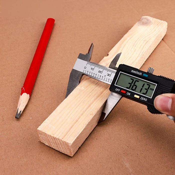 Workpro Calibre Vernier Digital 150 mm, Métrico y SAE, Pantalla LCD, Rango 0-150 mm/0-6", Acero Inox 3