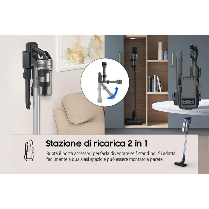 Aspirador Escoba Samsung VS15A6031R4/ET 150 W 26 Aspirador Escoba Samsung VS15A6031R4/ET 150 W 26