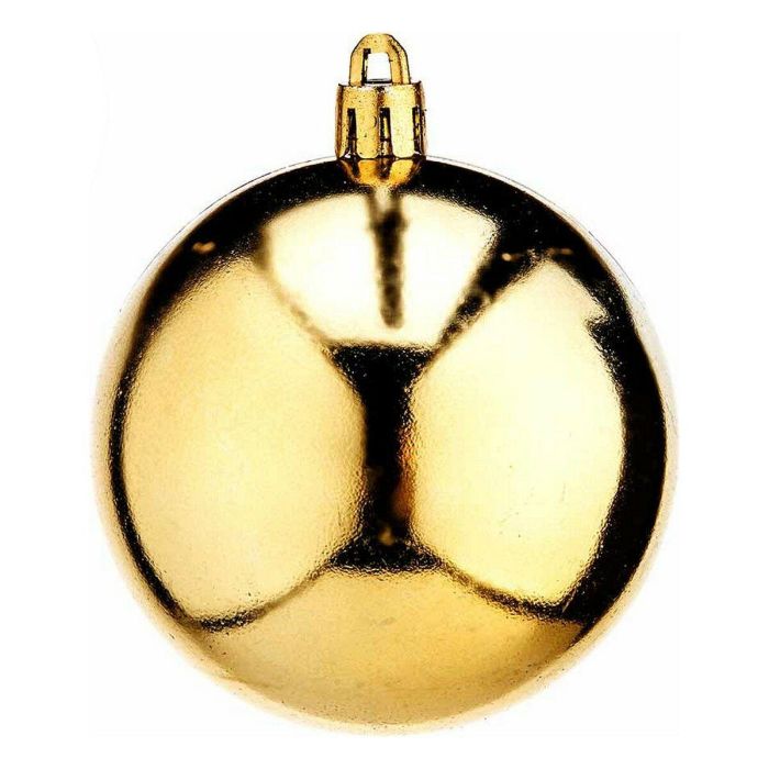 Bolas de Navidad Ø 7 cm 12 Unidades Dorado PVC