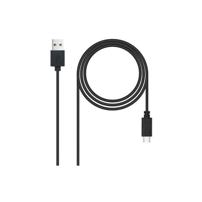Cable USB A a USB-C NANOCABLE 10.01.2103 Negro 3 m Cable USB A a USB-C NANOCABLE 10.01.2103 Negro 3 m