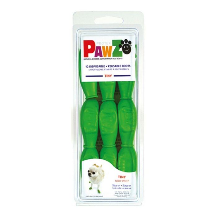 Botas Pawz Perro 12 Unidades Verde Botas Pawz Perro 12 Unidades Verde