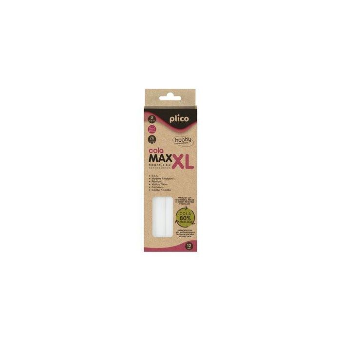 Plico Barra Termofusible Ecológica Translucida 11,5mm x 200mm, 80% Material Reciclado, 12 Unidades, Uso General