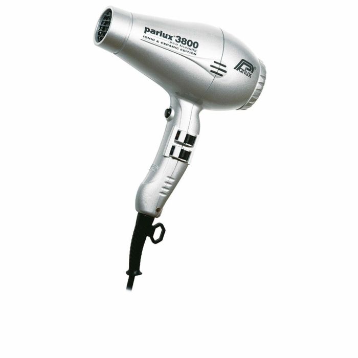 Parlux 3800 ECOFRIENDLY Secador de Pelo con Tecnología Ionic & Ceramic, 2100W, Plata