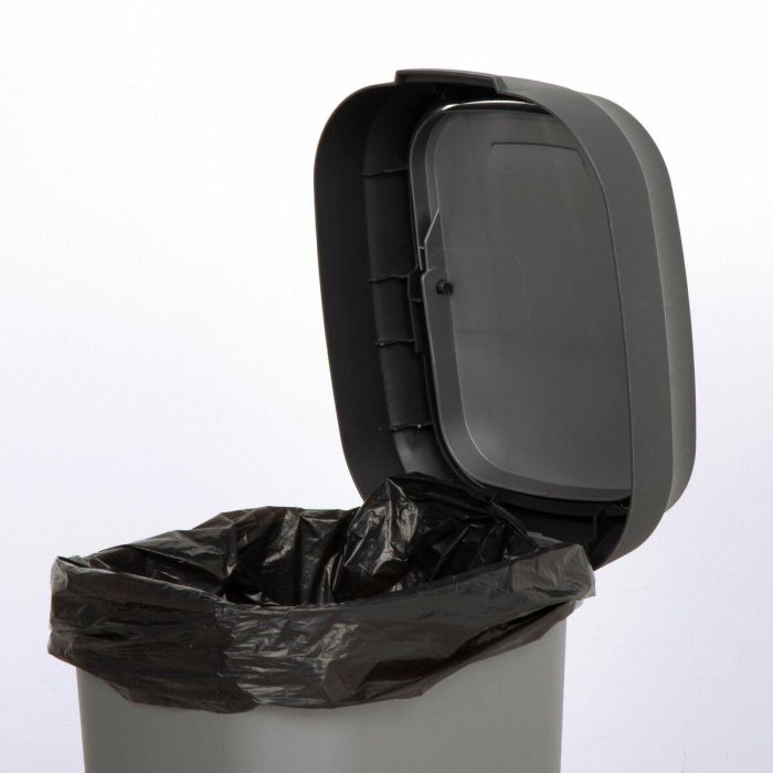 Cubo de basura Curver Gris oscuro Plástico 35 L (6 Unidades) 2 Cubo de basura Curver Gris oscuro Plástico 35 L (6 Unidades) 2