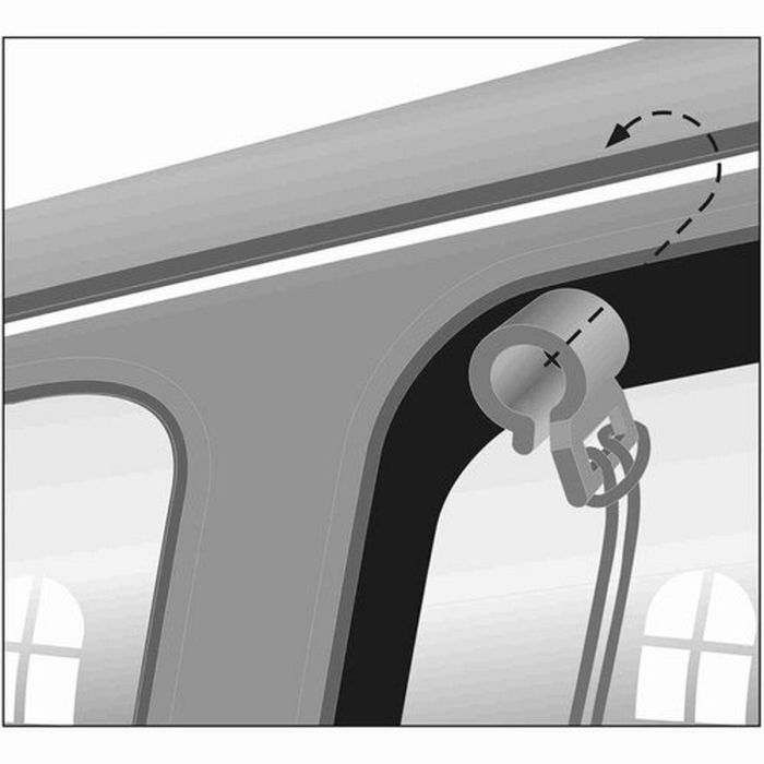 Red de seguridad Trixie Negro 120 × 100 CM 4 Red de seguridad Trixie Negro 120 × 100 CM 4