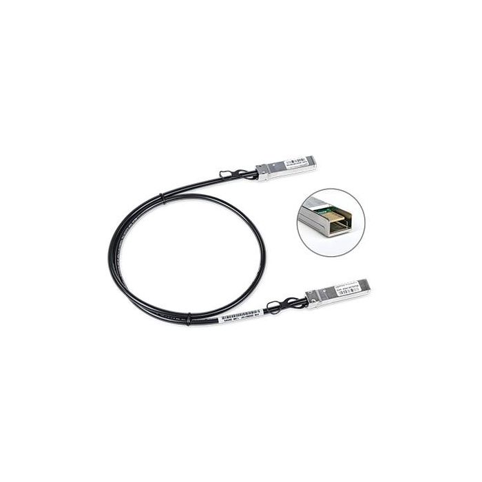 LANCOM SFP-DD-DAC50-1m Cable DAC 1m SFP-DD a SFP-DD 50 Gbit/s Conectar y Usar