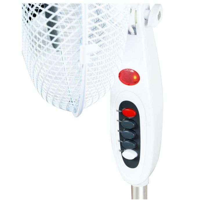 Thulos Ventilador de Pie ET-F16SFV2 40 cm, 3 Velocidades, Altura Regulable, Cabezal Oscilante 1