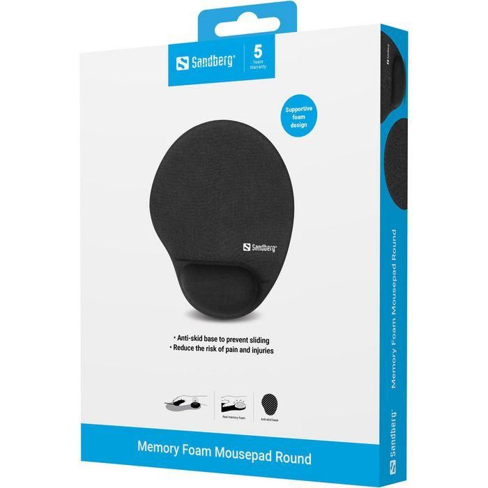 Sandberg Memory Foam Mousepad Round 1 Sandberg Memory Foam Mousepad Round 1
