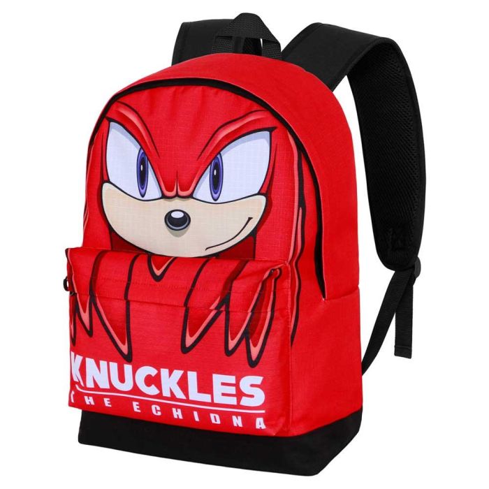 Mochila HS FAN 2.2 Sight Sonic The Hedgehog - SEGA Knuckles Rojo