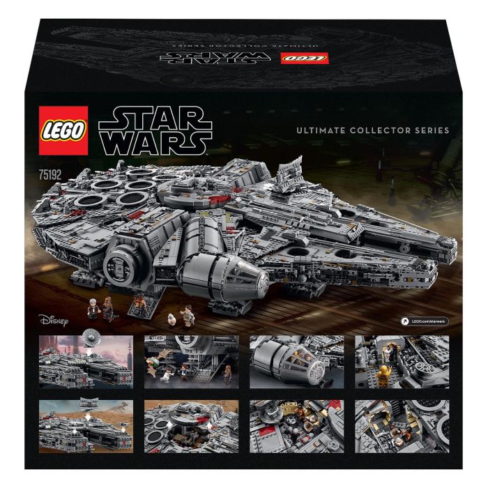 LEGO Star Wars Millennium Falcon 7541 Piezas, Set de Construcción para Adultos, Réplica de la Nave Espacial, 16+ Años LEGO Star Wars Millennium Falcon 7541 Piezas, Set de Construcción para Adultos, Réplica de la Nave Espacial, 16+ Años