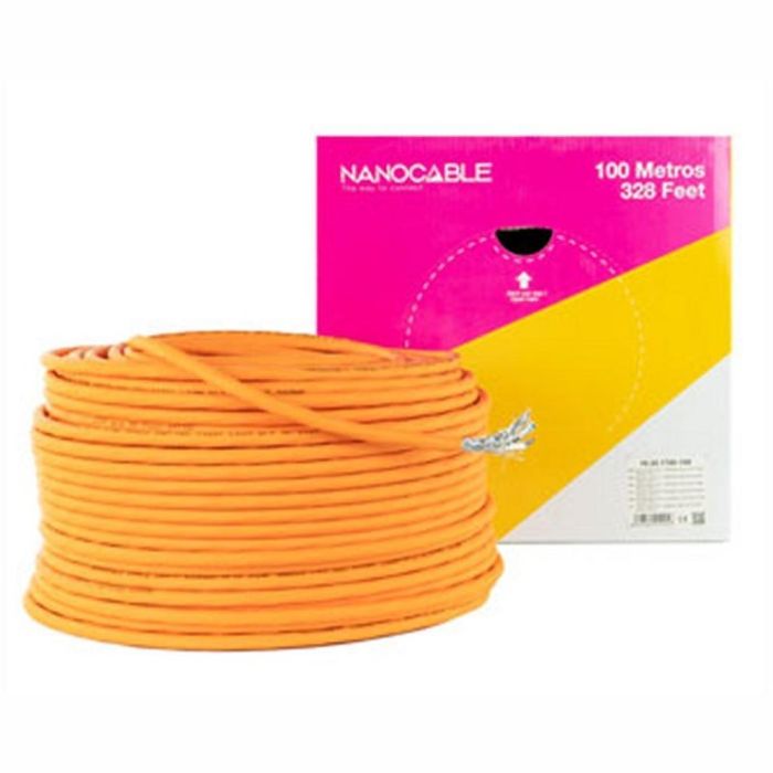 Cable de Red Rígido FTP Categoría 7 NANOCABLE 10.20.1700-100 100 m Cable de Red Rígido FTP Categoría 7 NANOCABLE 10.20.1700-100 100 m