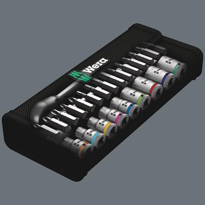 Wera 8100 SA 11 Zyklop Knarren- Satz. Umschalth.. 1/4 .zllig 6