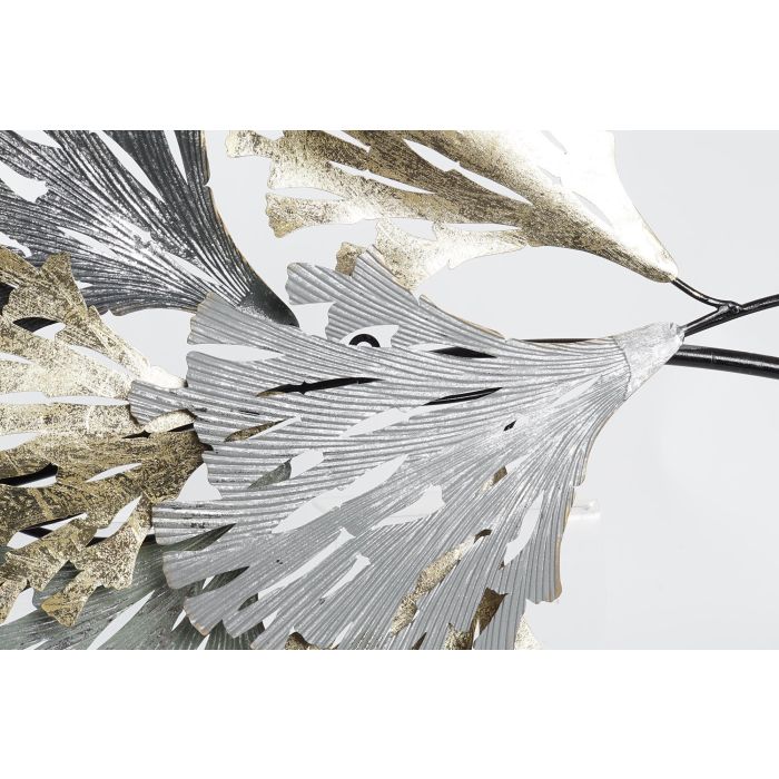 Decoración de Pared DKD Home Decor Gris Dorado Metal (65 x 10 x 134.6 cm) 2