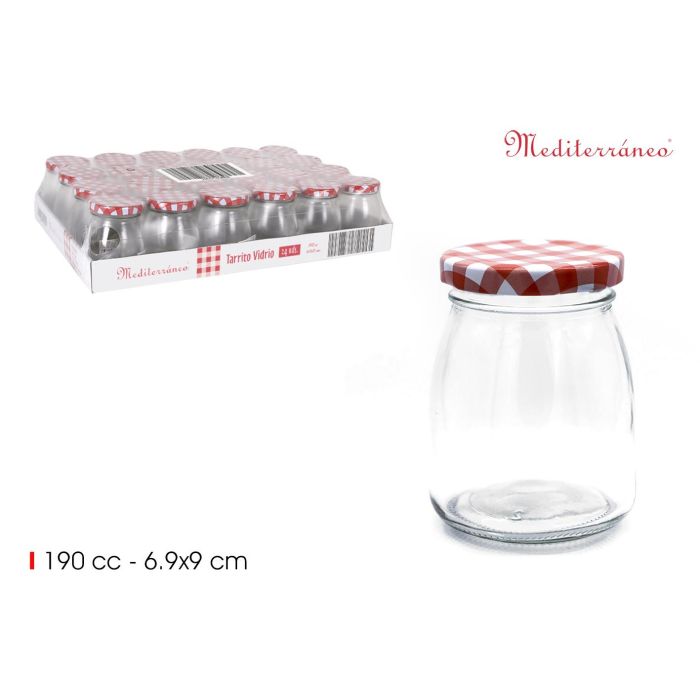 Tarrito de vidrio multiusos 190 cc - Mediterraneo (48 Unidades) Tarrito de vidrio multiusos 190 cc - Mediterraneo (48 Unidades)