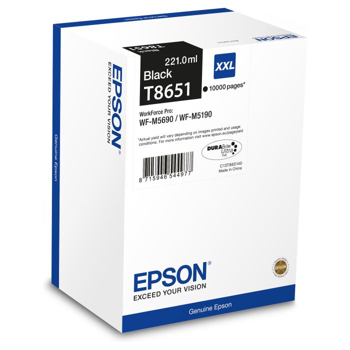 Epson Cartucho T8651 negro XXL Epson Cartucho T8651 negro XXL