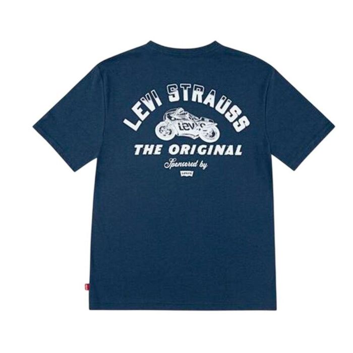 Camiseta de Manga Corta Infantil Levi's Lvb Speed Trials Tee Azul L 1