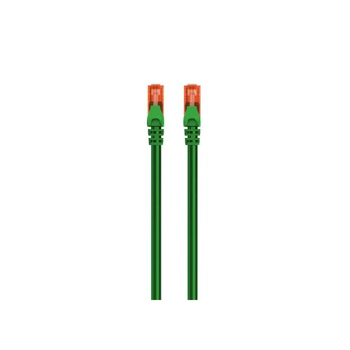Ewent IM1009 Cable de Red Cat6 U/UTP 1 m Verde - 1000 Mbps, RJ-45 Macho