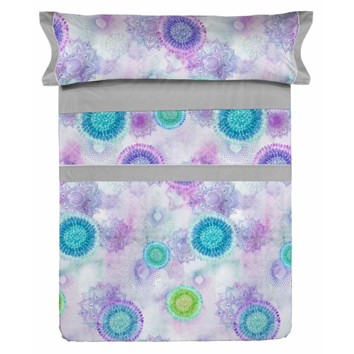 Juego de Sábanas Lois MARA Gris Cama de 105 0 Juego de Sábanas Lois MARA Gris Cama de 105 0