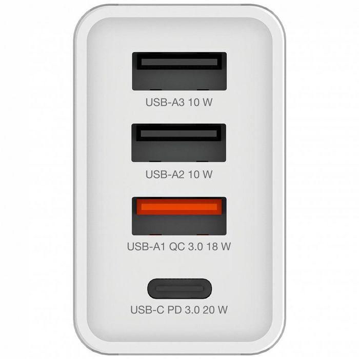 Verbatim Cargador Pared Gan 30 W 1Xusb-C Pd-1Xusb-A 3.0-2Xusb-A 1 Verbatim Cargador Pared Gan 30 W 1Xusb-C Pd-1Xusb-A 3.0-2Xusb-A 1