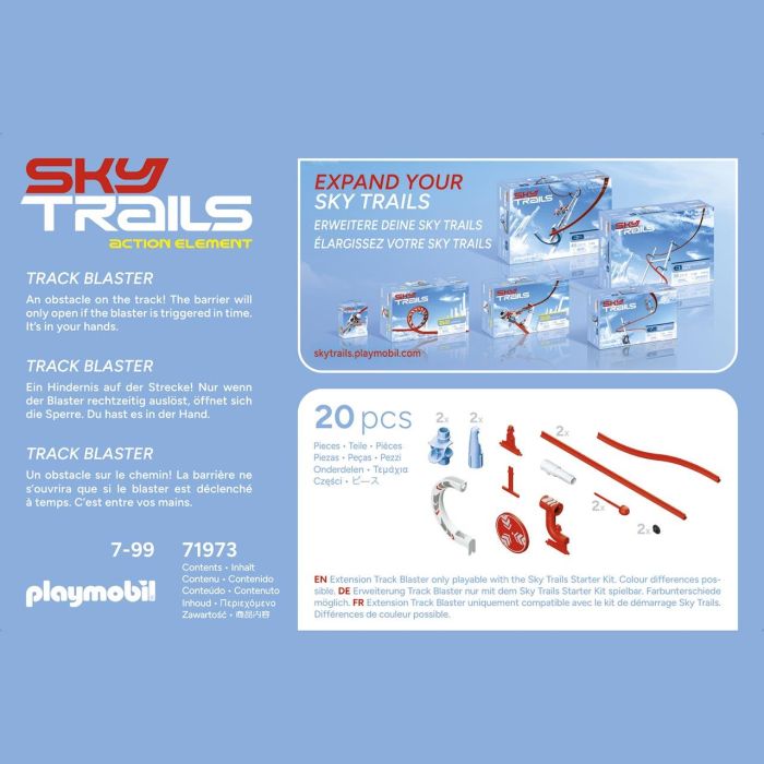 Playmobil 71973 Sky Trails Track Blaster Juguete para niños +7 años 2