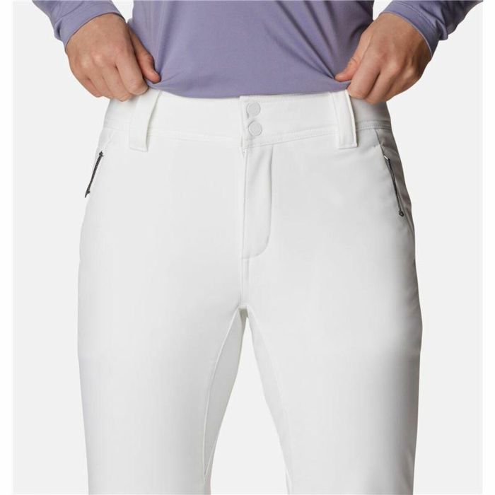 Pantalón Largo Deportivo Columbia Roffee Ridge IV Mujer Blanco 3