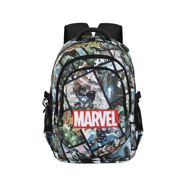 Karactermania Mochila Avengers Run. Plus Fan React 44x34x21 cm, 3 compartimentos, bolsillo para portátil, material Ripstop 1 Karactermania Mochila Avengers Run. Plus Fan React 44x34x21 cm, 3 compartimentos, bolsillo para portátil, material Ripstop 1