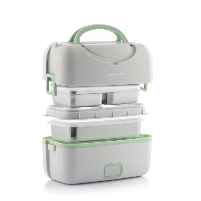 Fiambrera Eléctrica de Vapor 3 en 1 con Recetas Beneam InnovaGoods 2 Fiambrera Eléctrica de Vapor 3 en 1 con Recetas Beneam InnovaGoods 2