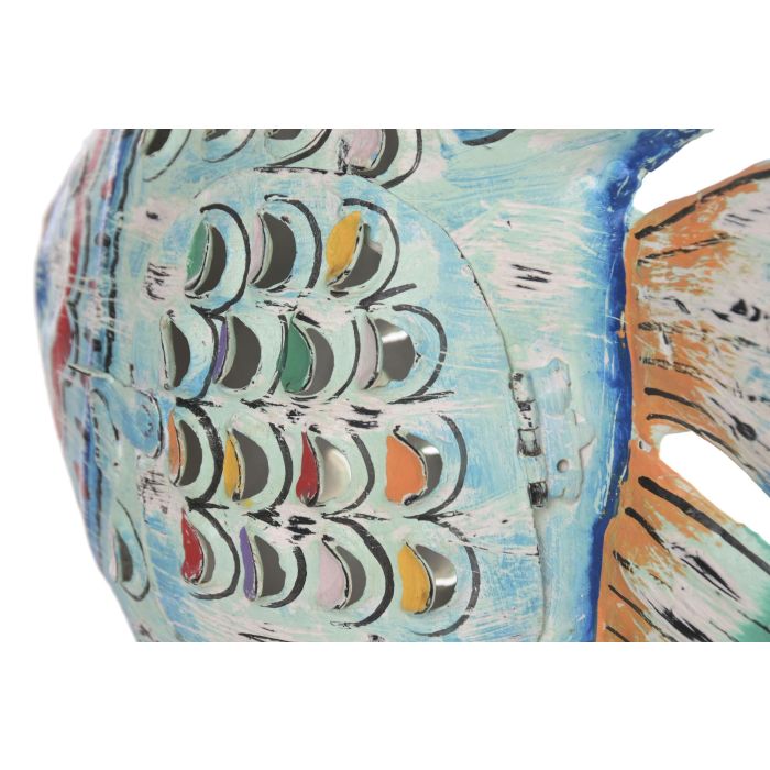 Decoracion Mediterraneo DKD Home Decor Azul Multicolor 8 x 21 x 27 cm (4 Unidades) 2 Decoracion Mediterraneo DKD Home Decor Azul Multicolor 8 x 21 x 27 cm (4 Unidades) 2