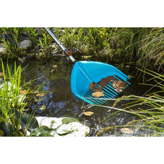 Rastrillo para Recoger Hojas Gardena Combisystem 3 en 1 Turquesa 6 Rastrillo para Recoger Hojas Gardena Combisystem 3 en 1 Turquesa 6