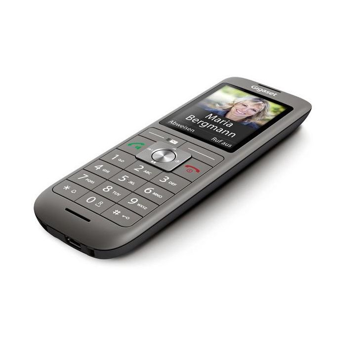 Gigaset CL660 HX Teléfono DECT Inalámbrico Gris con Altavoz y Pantalla TFT de 2.4" 2
