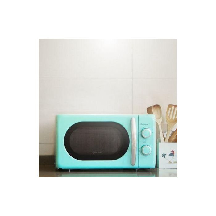 Microondas Grunkel Vintage MW-20AZUL/ 700W/ Capacidad 20L/ Verde 3 Microondas Grunkel Vintage MW-20AZUL/ 700W/ Capacidad 20L/ Verde 3