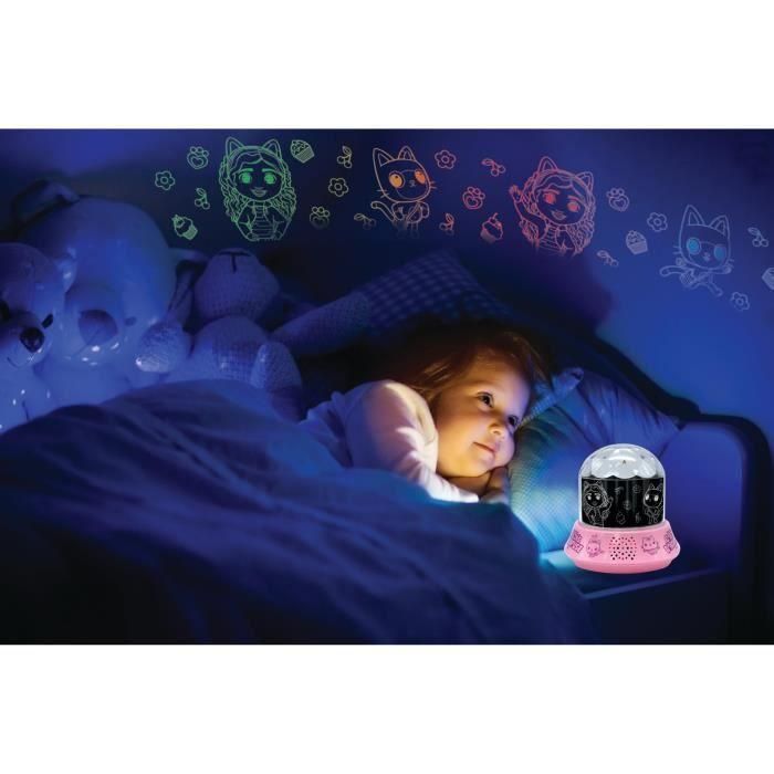 Luz nocturna Gabby y la Casa Mágica con altavoz, proyecciones y melodías incluidas. 3 Luz nocturna Gabby y la Casa Mágica con altavoz, proyecciones y melodías incluidas. 3