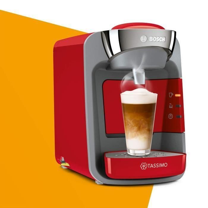Cafetera BOSCH Tassimo Suny TAS32 Multi-Drink - Rojo amapola 4 Cafetera BOSCH Tassimo Suny TAS32 Multi-Drink - Rojo amapola 4