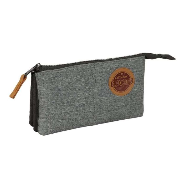 Portatodo BlackFit8 Old school Negro Gris 22 x 12 x 3 cm 0 Portatodo BlackFit8 Old school Negro Gris 22 x 12 x 3 cm 0