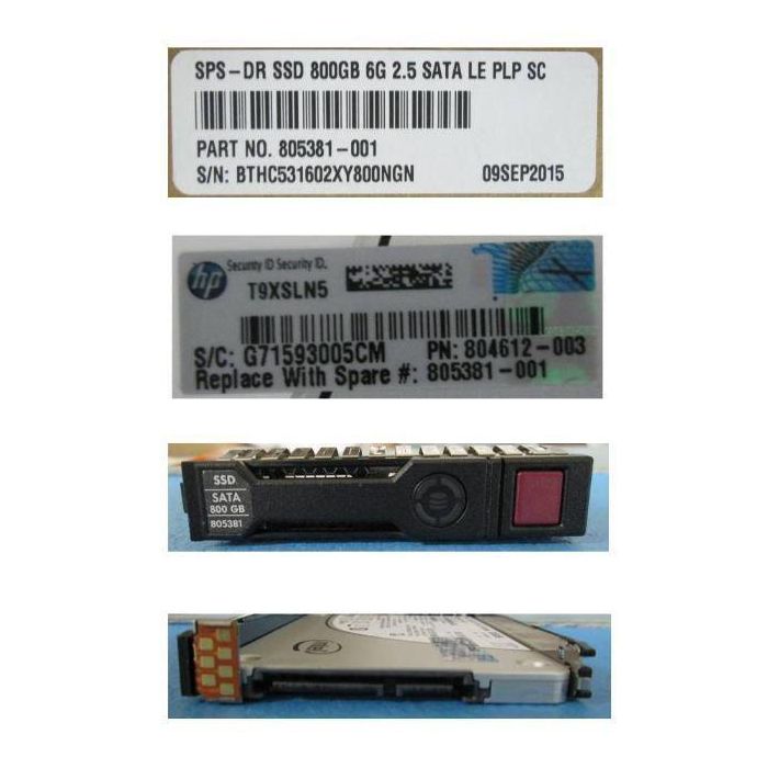 Hewlett Packard Enterprise 960GB 2.5" SATA III MU SFF SC Disco de Repuesto 1