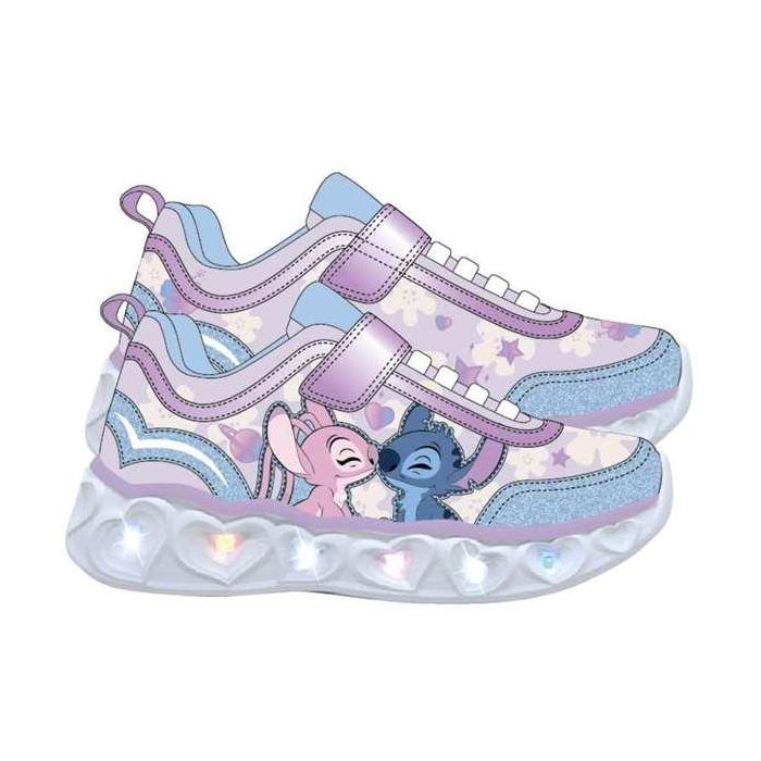 Zapatillas Deportivas Infantiles Cerdá T032 Stitch con Luces Suela Ligera EVA Color Lila Talla 32 Zapatillas Deportivas Infantiles Cerdá T032 Stitch con Luces Suela Ligera EVA Color Lila Talla 32