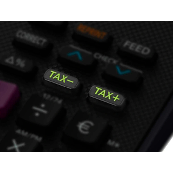 Casio Calculadora de Oficina con Impresora HR-150RCE 12 Dígitos Negro 3