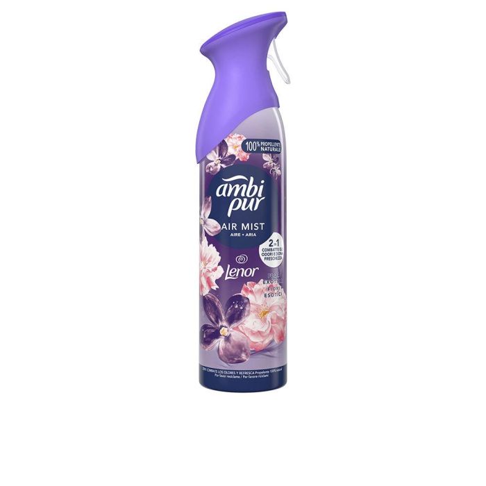 Ambi Pur Air Mist Ambientador #Flores Exóticas Spray 185 mL