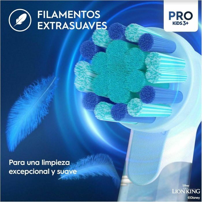 Cepillo de Dientes Eléctrico Oral-B Rey Leon Rojo Multicolor 2 Cepillo de Dientes Eléctrico Oral-B Rey Leon Rojo Multicolor 2