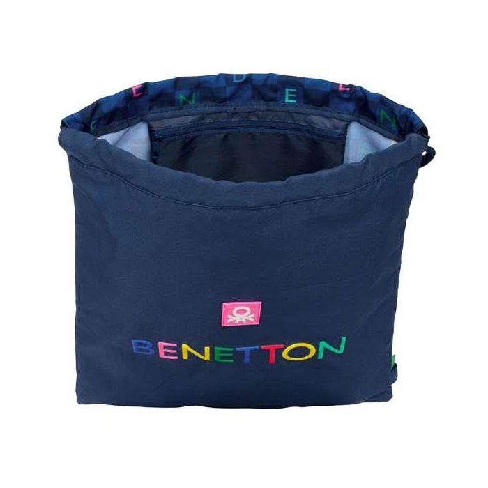 Benetton Saco Plano Damero 35x40x1cm 3