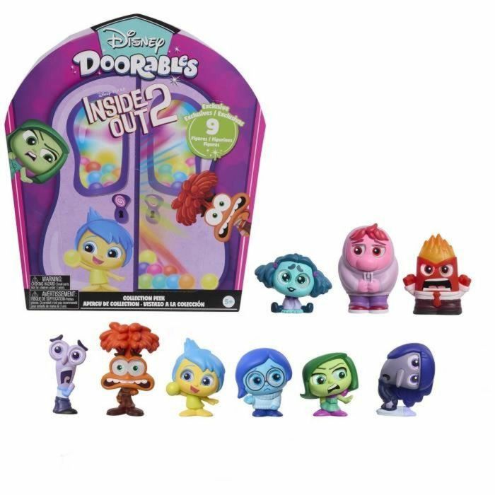 Figuras coleccionables - DISNEY PIXAR Doorables - Vice-Versa 2 Collector's Box - 9 figuras exclusivas inspiradas en la película